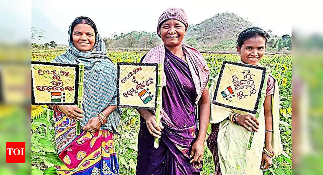 Voter Awareness: Eco-friendly Way To Bring Rayagada Voters To Booths | Bhubaneswar News - Vimarsana News