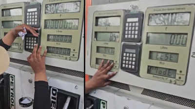 Delhi man accuses petrol pump employees of manipulating machine settings, video goes viral