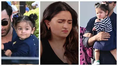 The uncanny resemblance between Alia Bhatt and daughter Raha's 'resting face' is all things adorable: video inside