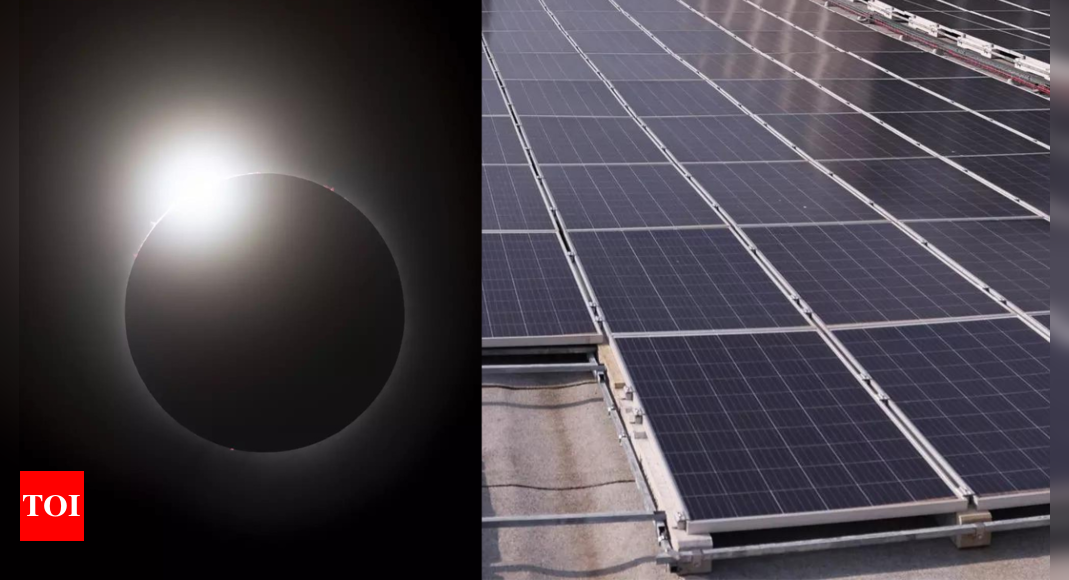 US energy output dips by 30 gigawatts during total solar eclipse – Times of India