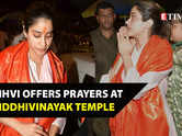 Janhvi Kapoor walks from her home to Siddhivinayak Temple in the wee hours to offer prayers on Gudi Padwa