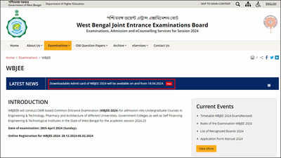 WBJEE admit card 2024 on April 18 at wbjeeb.nic.in; Check details here
