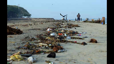 Cleaning drive at Fort Kochi beach