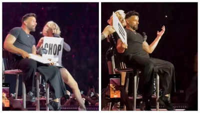 Ricky Martin goes viral for his STEAMY moment on-sage at Madonna's concert