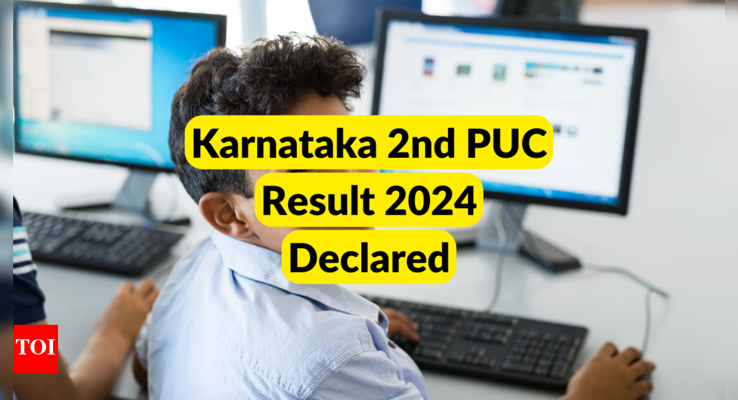 Karnataka 2nd PUC Result 2024 Live: KSEAB class 12 result releasing today at karresults.nic.in - Vimarsana News