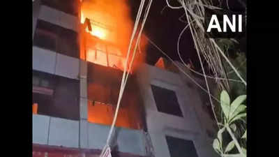Fire breaks out at four-storey shop in Delhi's Gandhi Nagar market, no casualties