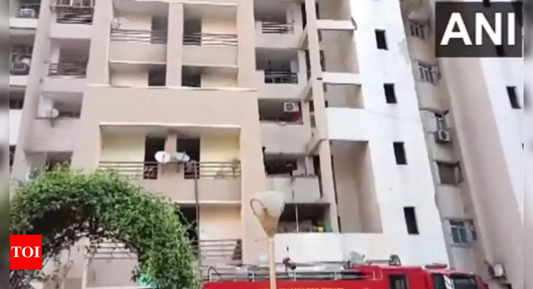 fire breaks out at Ghaziabad's Jaipuria Sunrise Greens apartment