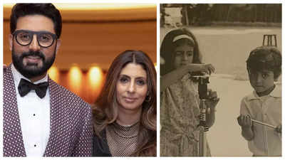 When Abhishek Bachchan gave Shweta Bachchan a haircut after an argument; 'I don’t know how he found a pair of scissors, and he just caught my hair'