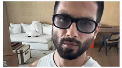 Shahid Kapoor's morning selfie sparks playful banter with wife Mira Rajput over'messed-up' cushions