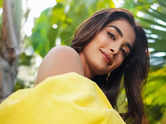 Pooja Hegde stuns in a bright yellow dress