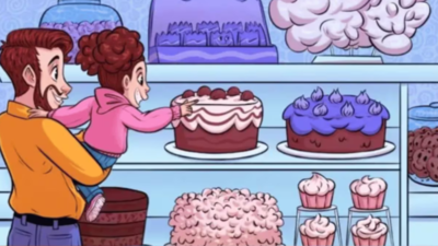 Optical illusion: Can you spot the faces in this bakery within 7 seconds