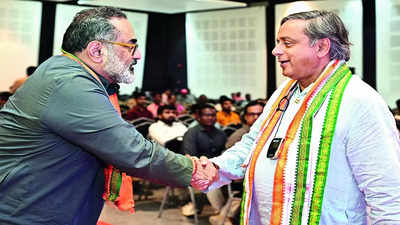 Rajeev Chandrasekhar sends notice to Shashi Tharoor in cash-for-vote row