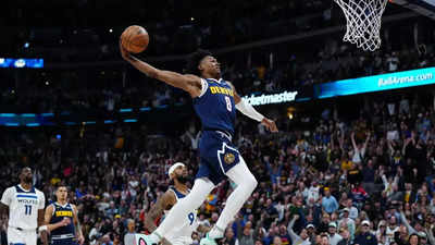 Denver Nuggets claim top seed in western conference after win against Minnesota Timberwolves