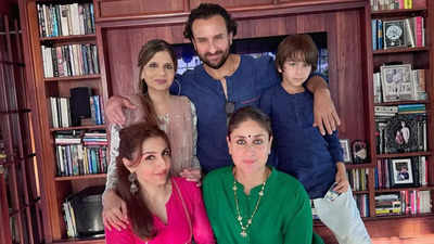 Kareena Kapoor, Saif Ali Khan, and Taimur celebrate Eid with Soha Ali Khan and family - See photos
