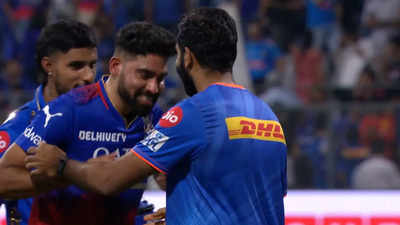 Watch: Mohammed Siraj bows down to Jasprit Bumrah after MI's win over RCB