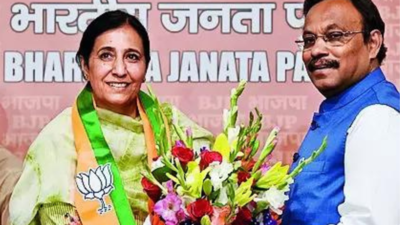 IAS resignation not accepted yet, SAD neta's bahu joins BJP