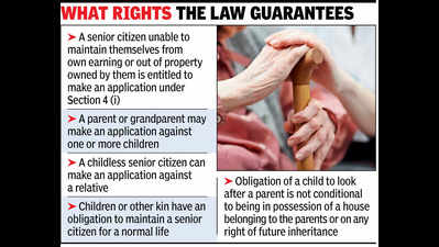 Sr Citizens Act not a tool to settle property row, says HC