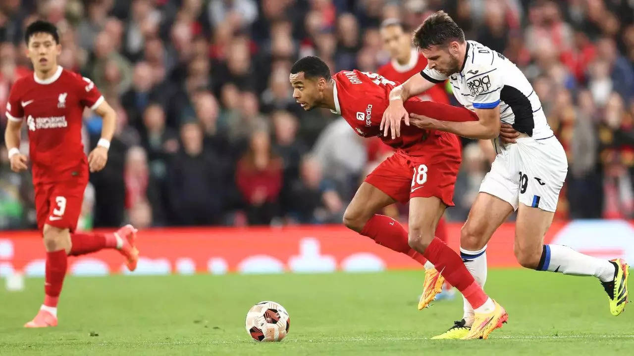 Liverpool hammered 3-0 as Atlanta run riot at Anfield in first leg of  Europa League quarterfinals | Football News - Times of India