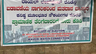 Bengaluru housing society to boycott elections amid water crisis, but is that a solution?