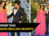 'Murder' jodi Emraan Hashmi-Mallika Sherawat end 20 year old feud as they pose together at Anand Pandit's daughter's reception; fans say 'Please bring them back'