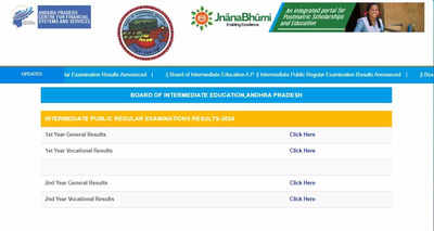 AP Inter Results 2024 declared for 1st, 2nd year at bie.ap.gov.in, check your scores here