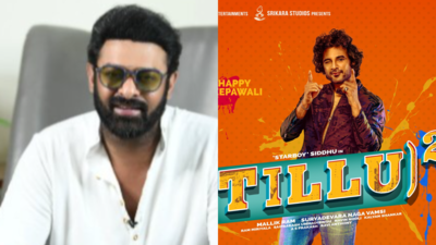 Prabhas congratulates Siddhu Jonnalagadda and team 'Tillu Square' for the film's blockbuster success