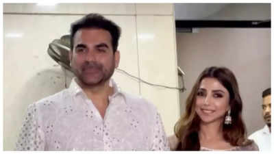Arbaaz Khan and Sshura Khan celebrate their first Eid after marriage; See pics