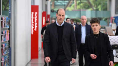 Prince William makes first appearance since wife's cancer announcement