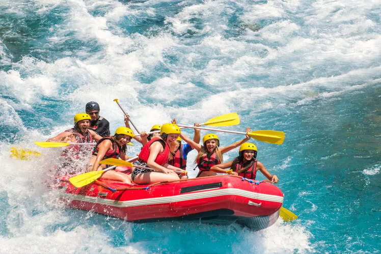 White-Water rafting on the Nile River, Uganda