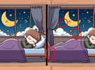 Optical Illusion: Only sharpest eyes can spot the 3 differences in this sleeping boy image