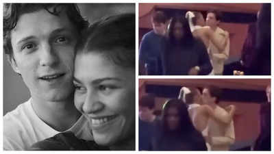 Tom Holland and Zendaya share a kiss at 'Challengers' premiere, Fans capture cute moment on camera - WATCH
