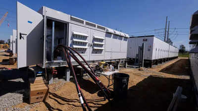 Battery Plant: California battery plant is among world's largest as power  storage booms - Times of India