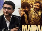 Sourav Ganguly reviews Ajay Devgn's Maidaan