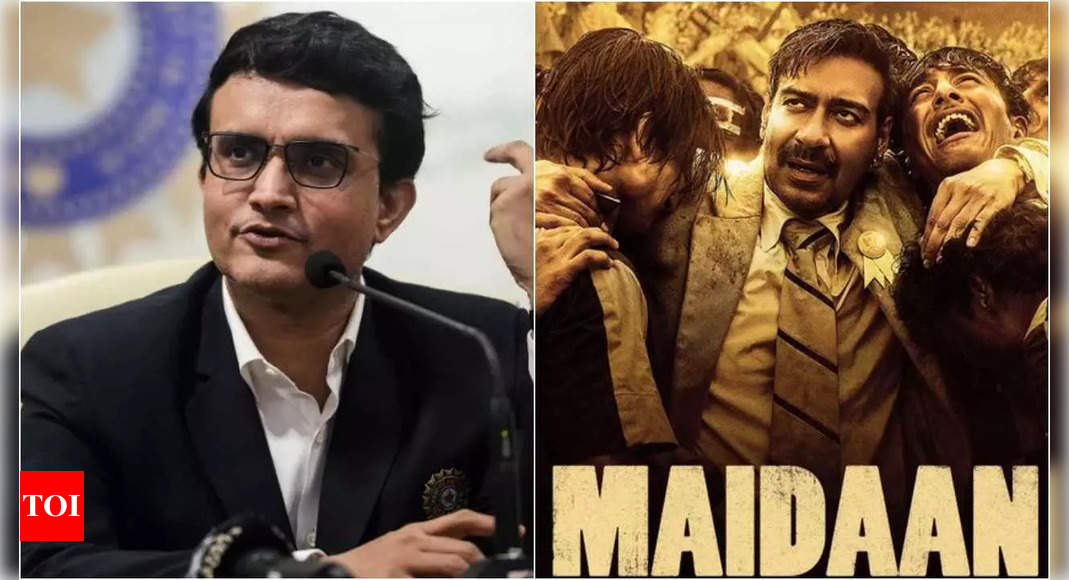 Sourav Ganguly reviews Ajay Devgn's Maidaan, calls it a must-see Indian sports film |  Hindi Cinema News