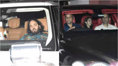 Isha Ambani, Shloka Mehta, Anant Ambani spotted at Janhvi Kapoor's residence after attending Diljit Dosanjh's concert