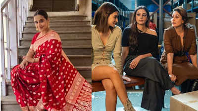 Vidya Balan hails Kareena Kapoor Khan, Tabu, Kriti Sanon's Crew for busting the myth of 'macho blockbuster success'