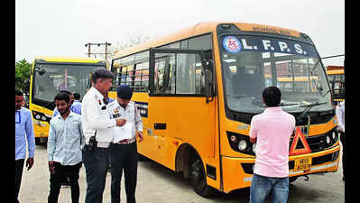 All school buses, vans to be checked for fitness