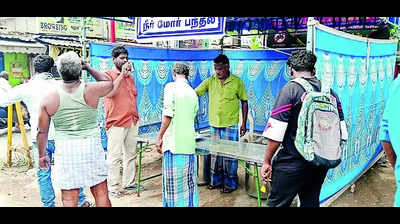Trichy corpn opens 25 outlets to distribute water, buttermilk