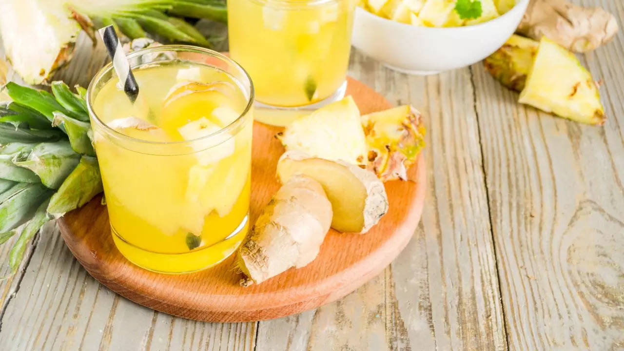 6 lesser known benefits of drinking pineapple and ginger juice for gut cleansing Times of India