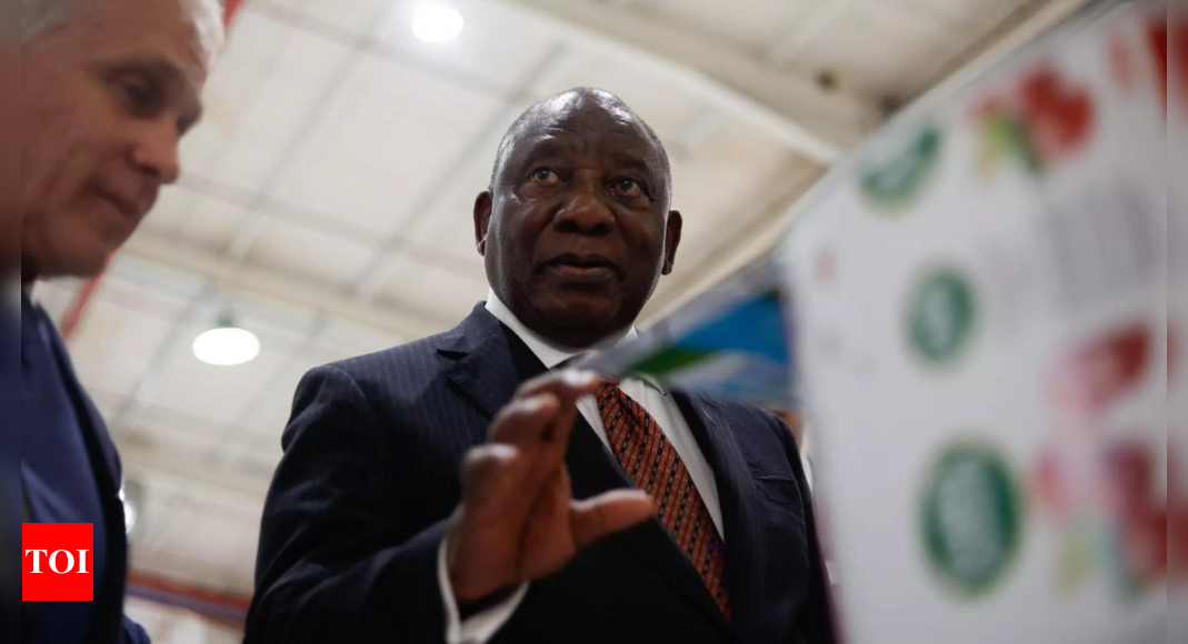South African President Ramaphosa urges Muslim community members to join active politics – Times of India