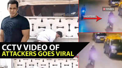 Salman Khan's home attacked: CCTV footage of shooters goes viral; forensic team gathers evidence