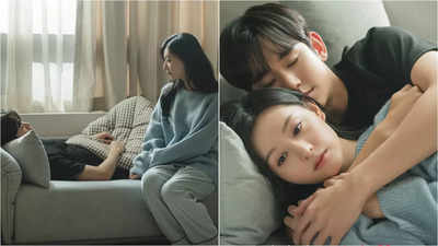 Kim Soo Hyun and Kim Ji Won snuggle up closely after her emotional confession in 'Queen of Tears'