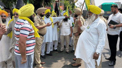 Farmers' protest against BJP leader thwarted as Malerkotla police detain and later release 40 farmers