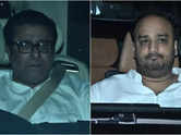 Raj Thackeray, Zeeshan Siddique visit Salman Khan