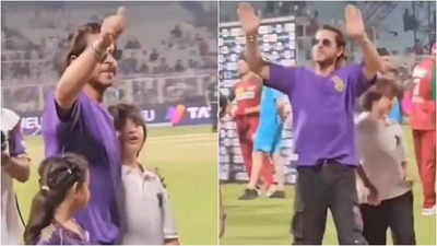 Shah Rukh Khan takes a victory lap with AbRam for KKR's win, shares heartfelt moments with Shreyas Iyer and LSG skipper KL Rahul