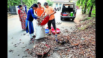 Volunteers clean Kottara Chowki area under Swachh M’luru Abhiyan
