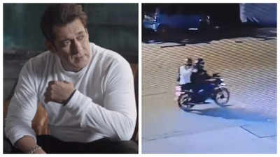 Lawrence Bishnoi's gang fire bullets at Salman Khan's residence in new chilling CCTV footage: WATCH