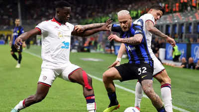 Serie A round-up: Inter's title hopes hang on Milan derby; Roma's Evan Ndicka recovers after collapse