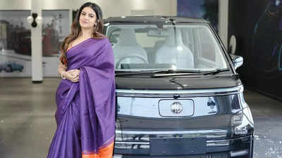 Actress Namratha Gowda gifts herself a swanky new car on her birthday