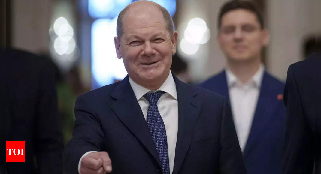 We don’t all smoke weed in Germany, Scholz assures Chinese students – Times of India